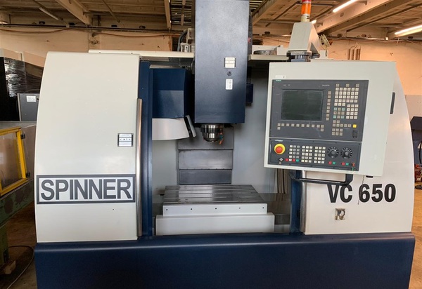 Spinner VC650 CNC megmunkáló központ